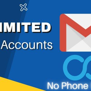 Unlimited Gmail Account Create Method Working